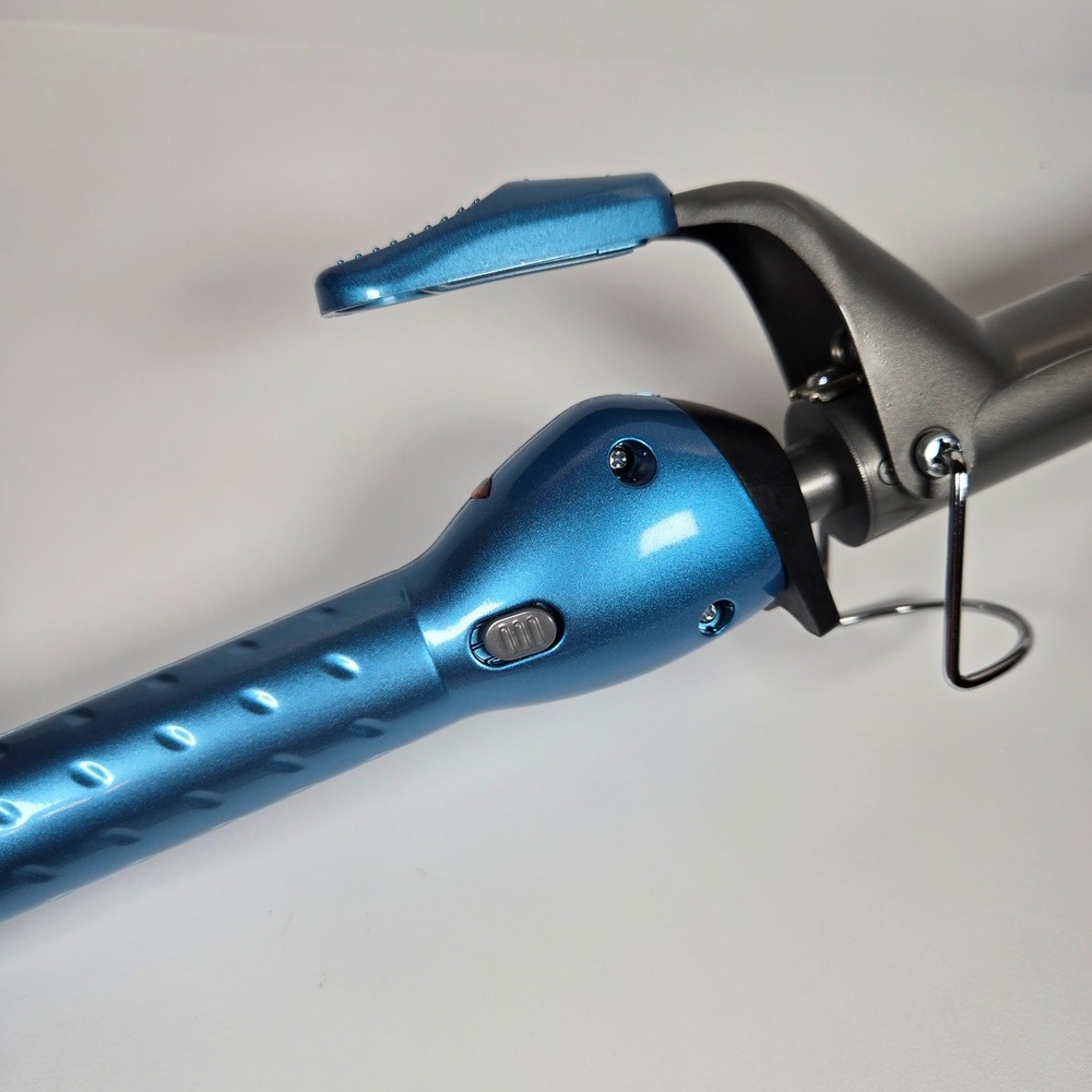 BaBylissPRO Nano Titanium 1" Inch Spring Curling Iron Blue BABNT125SN - Picture 3 of 10